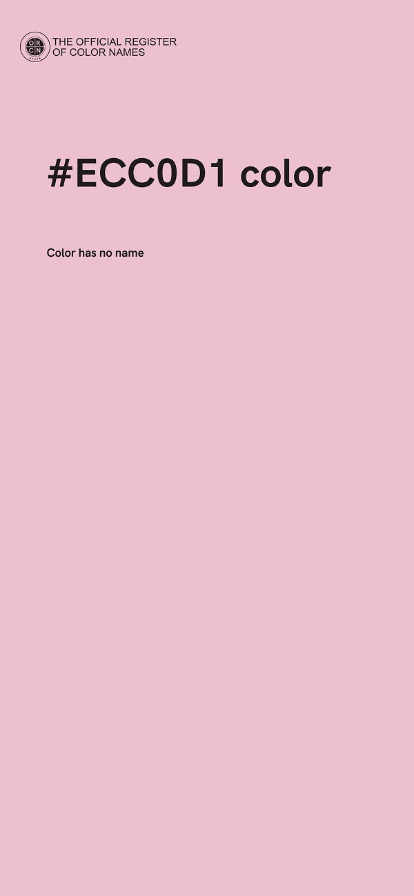 #ECC0D1 color image