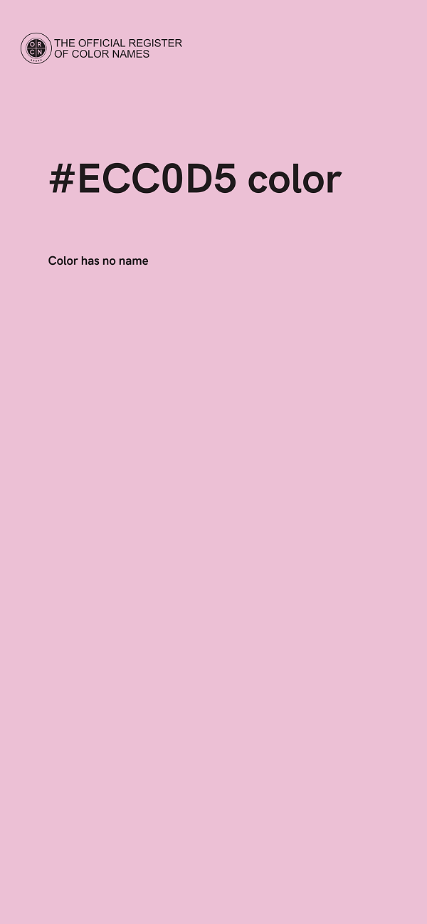 #ECC0D5 color image