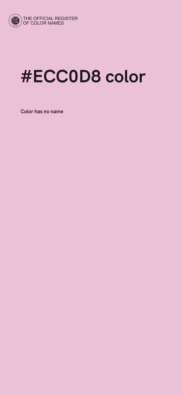#ECC0D8 color image