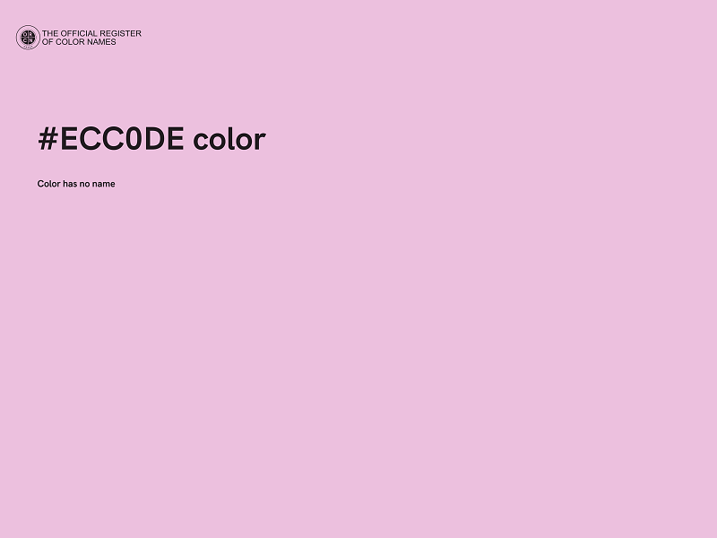 #ECC0DE color image