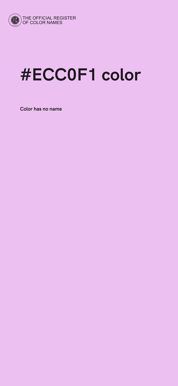 #ECC0F1 color image