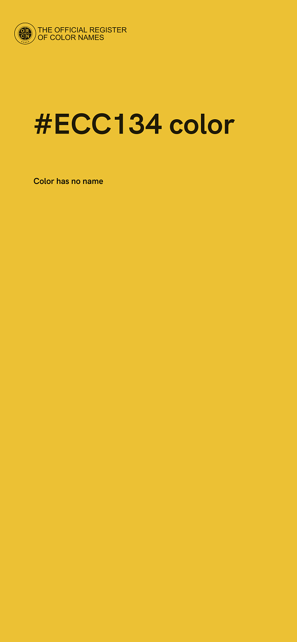 #ECC134 color image
