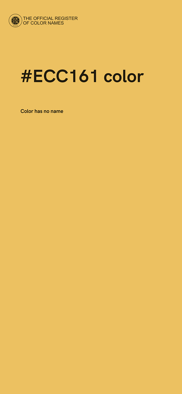 #ECC161 color image
