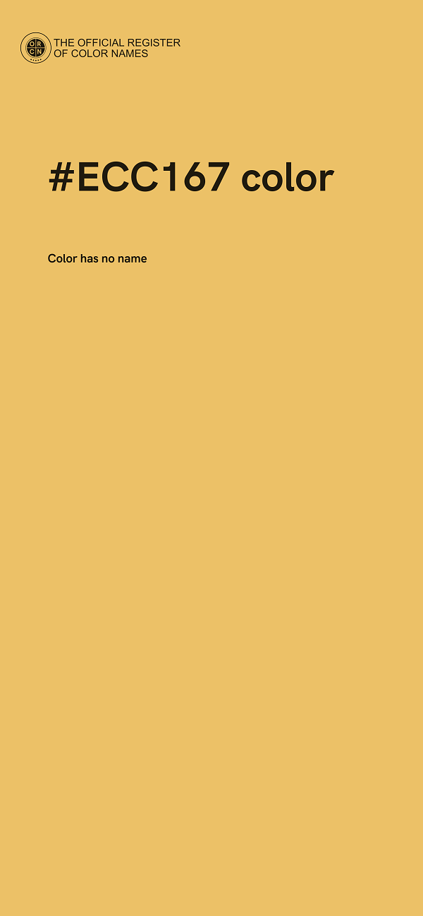 #ECC167 color image