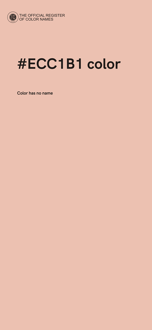 #ECC1B1 color image