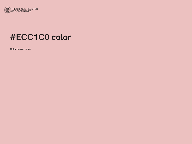 #ECC1C0 color image