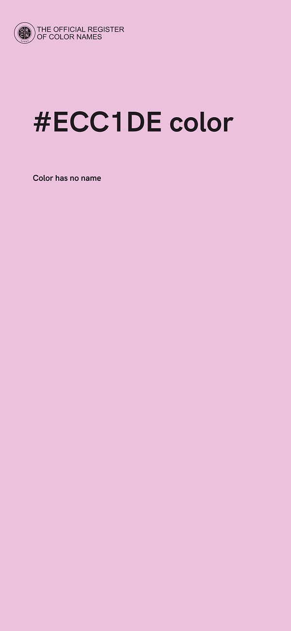 #ECC1DE color image