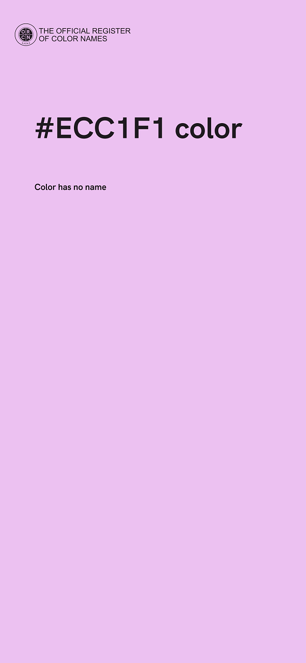 #ECC1F1 color image