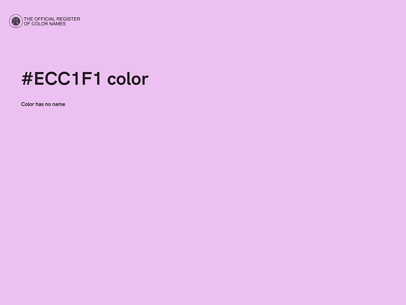#ECC1F1 color image
