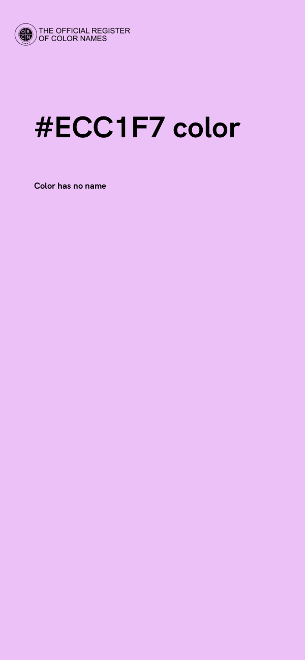 #ECC1F7 color image