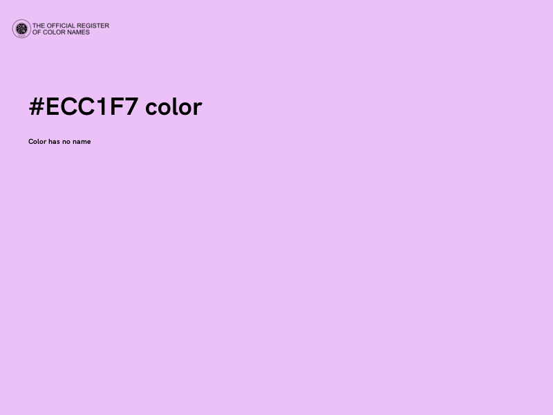 #ECC1F7 color image