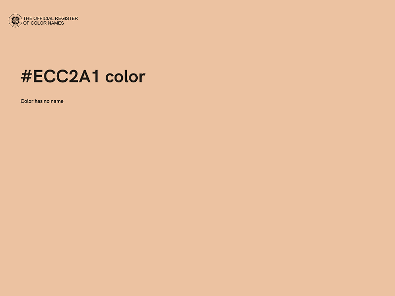 #ECC2A1 color image