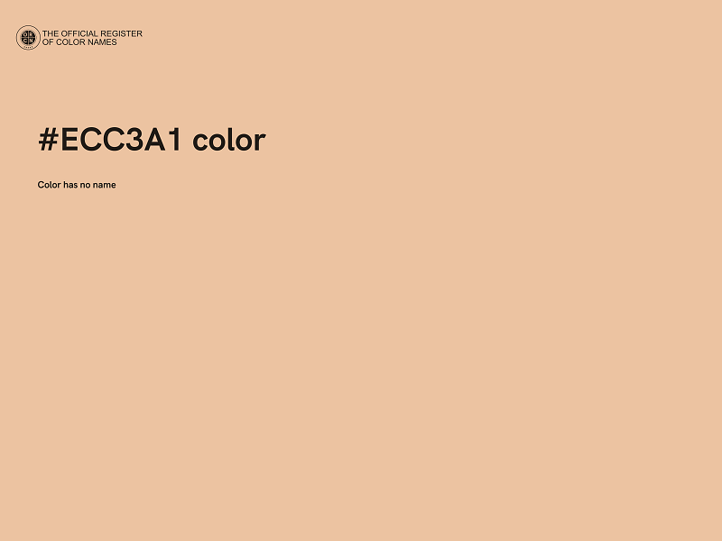 #ECC3A1 color image