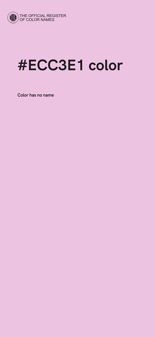 #ECC3E1 color image