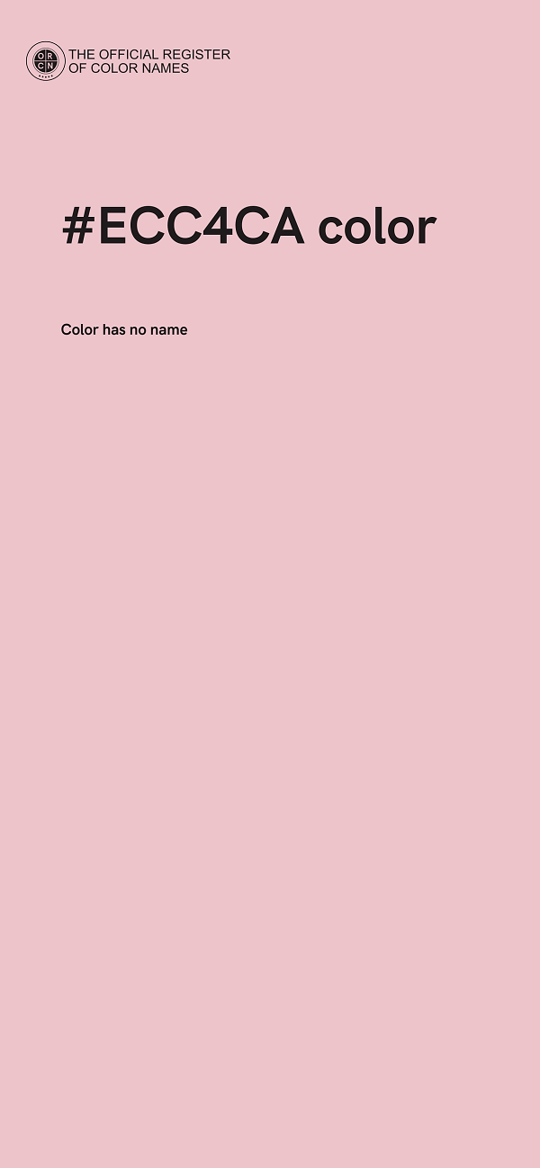 #ECC4CA color image