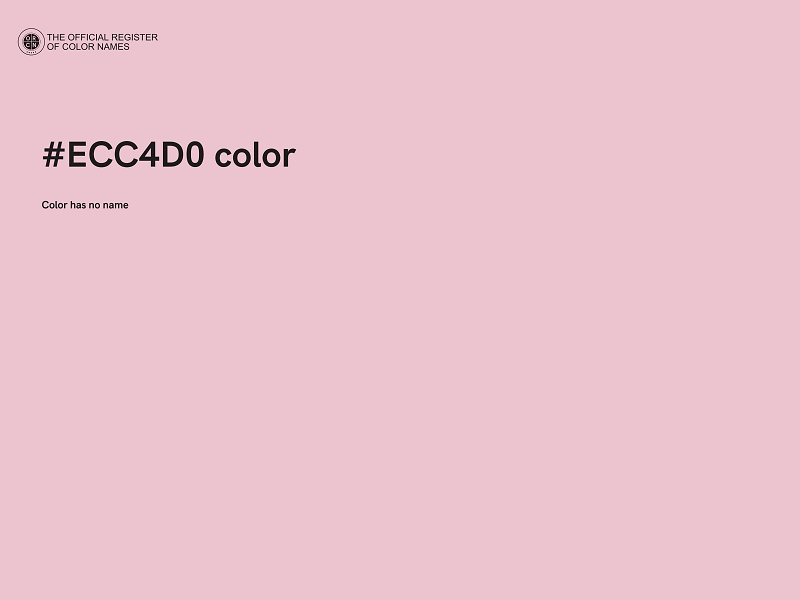 #ECC4D0 color image