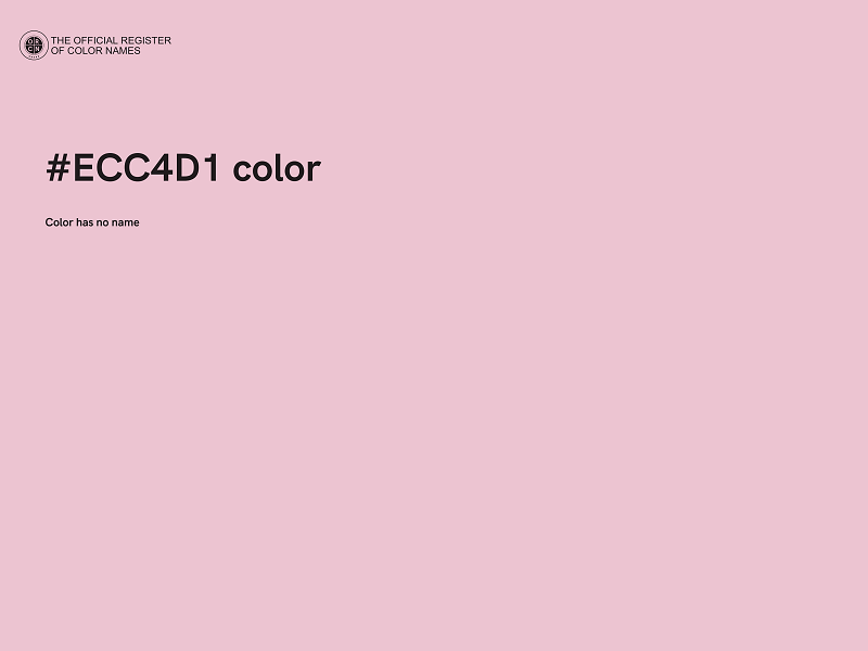 #ECC4D1 color image