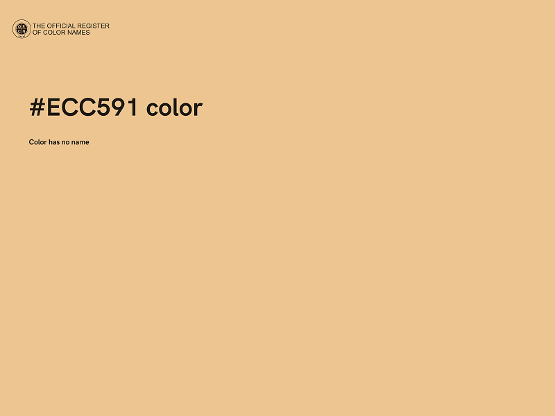 #ECC591 color image