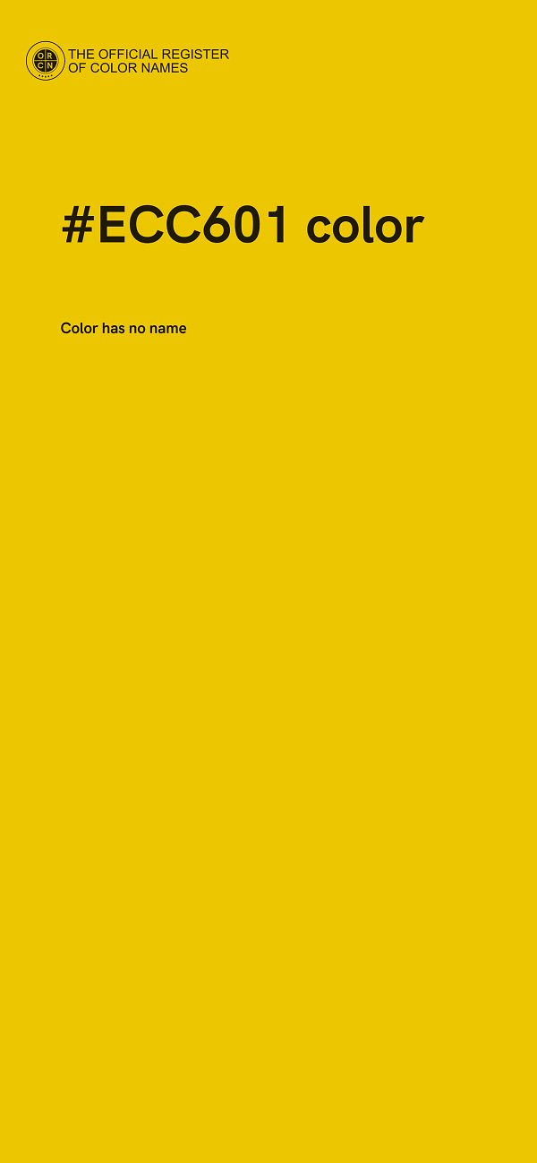#ECC601 color image