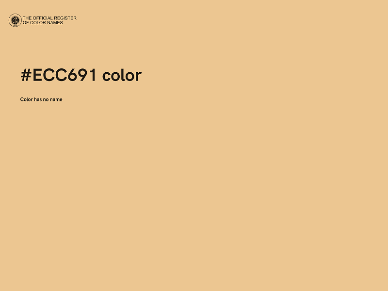 #ECC691 color image