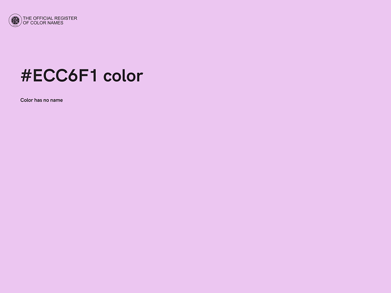 #ECC6F1 color image