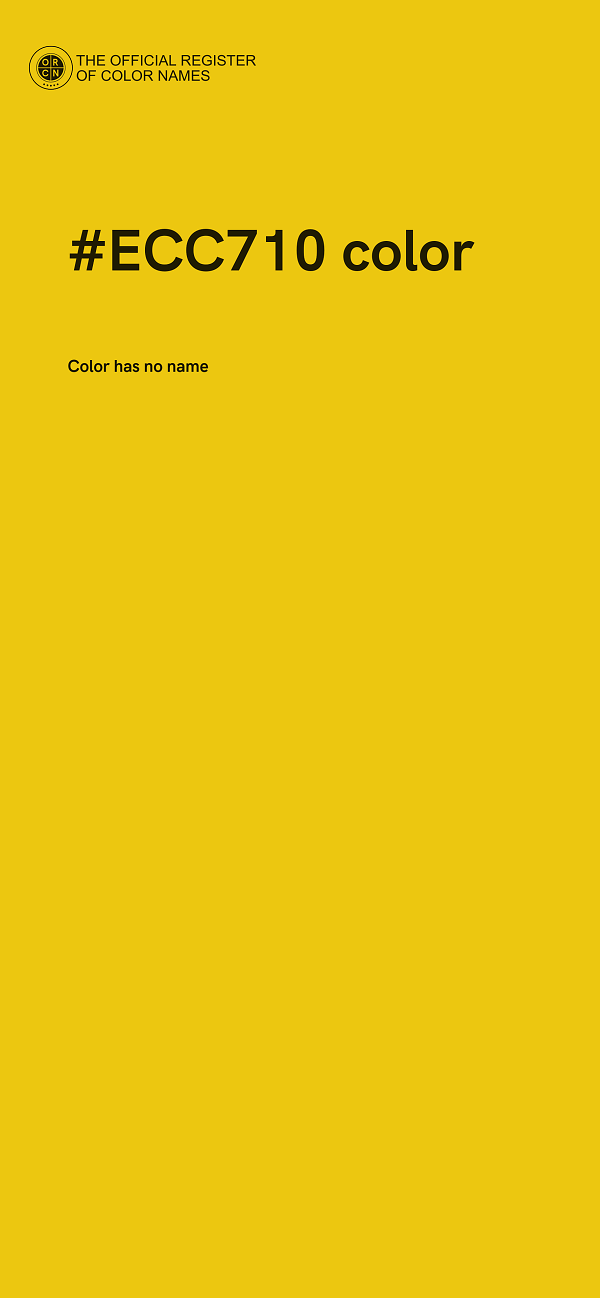 #ECC710 color image