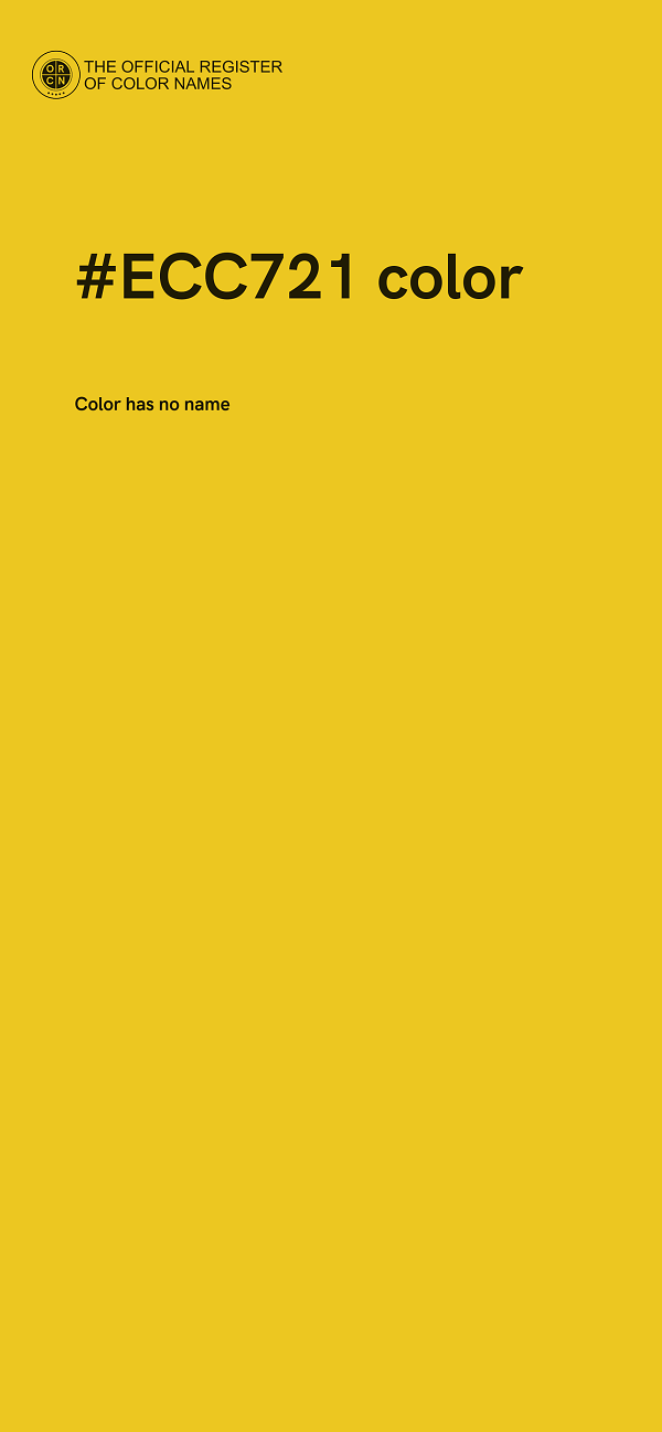 #ECC721 color image