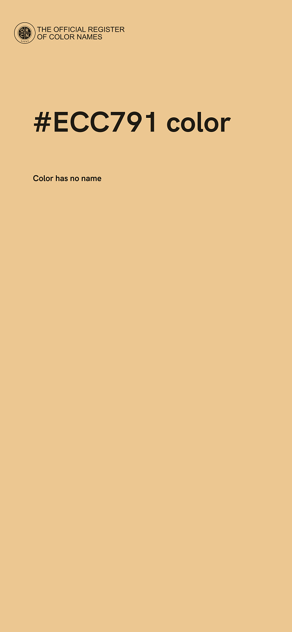 #ECC791 color image