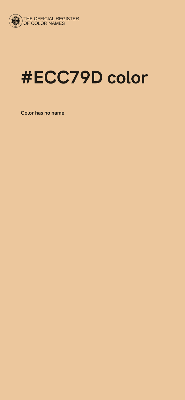 #ECC79D color image