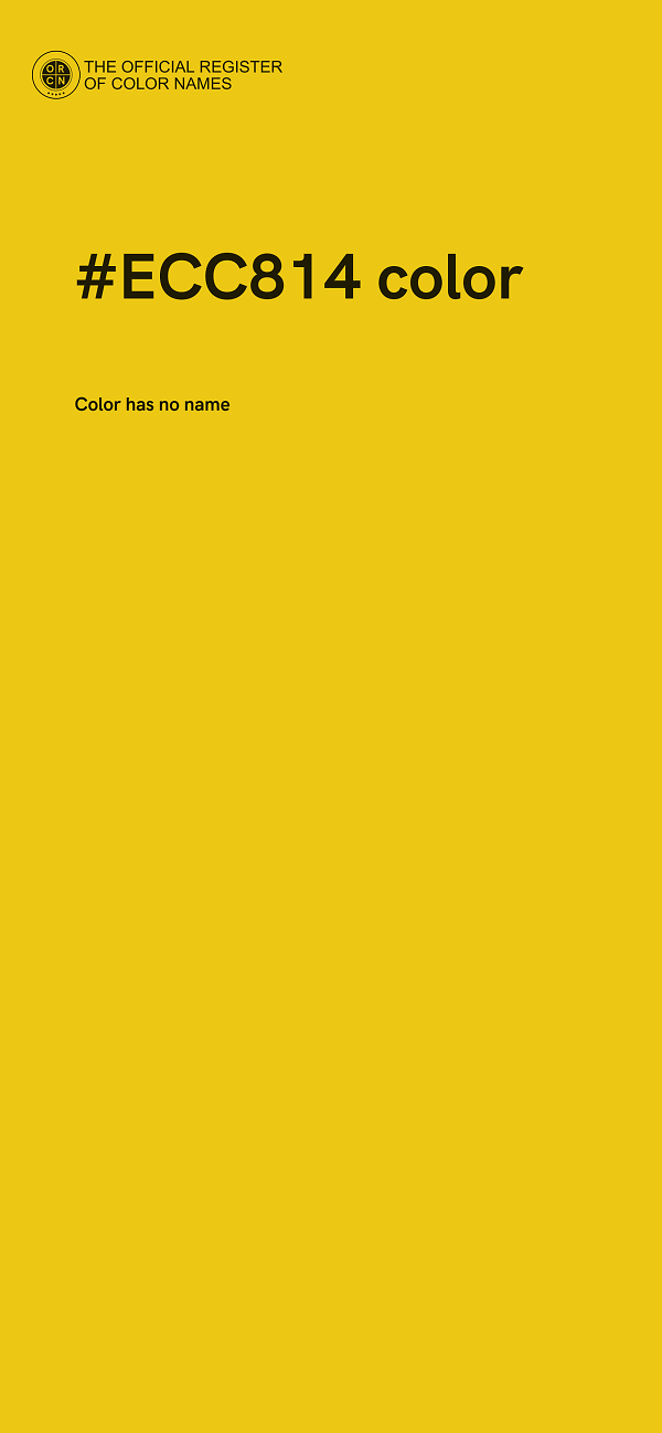 #ECC814 color image