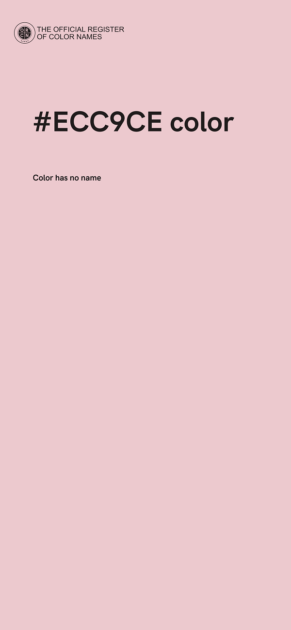 #ECC9CE color image