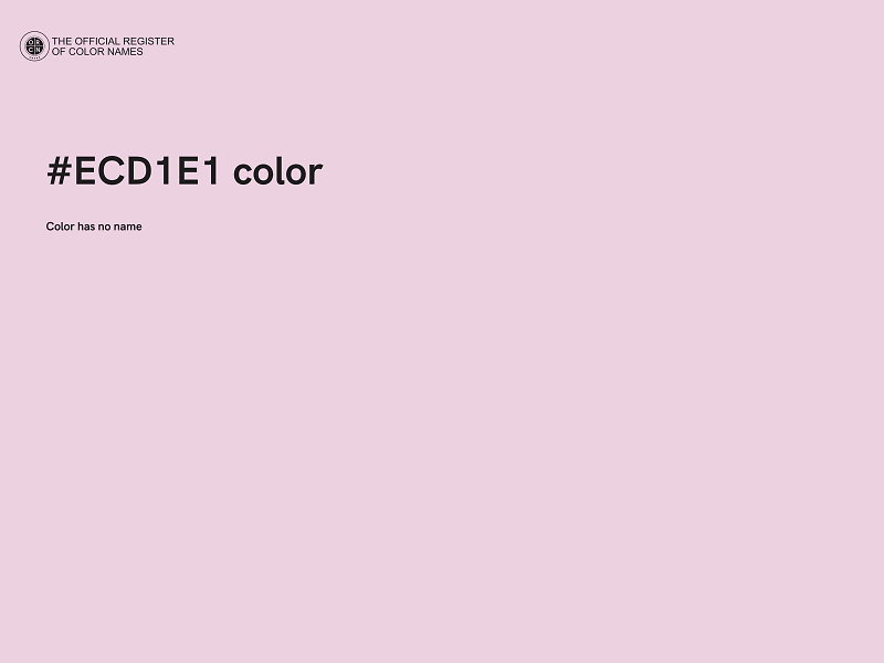 #ECD1E1 color image