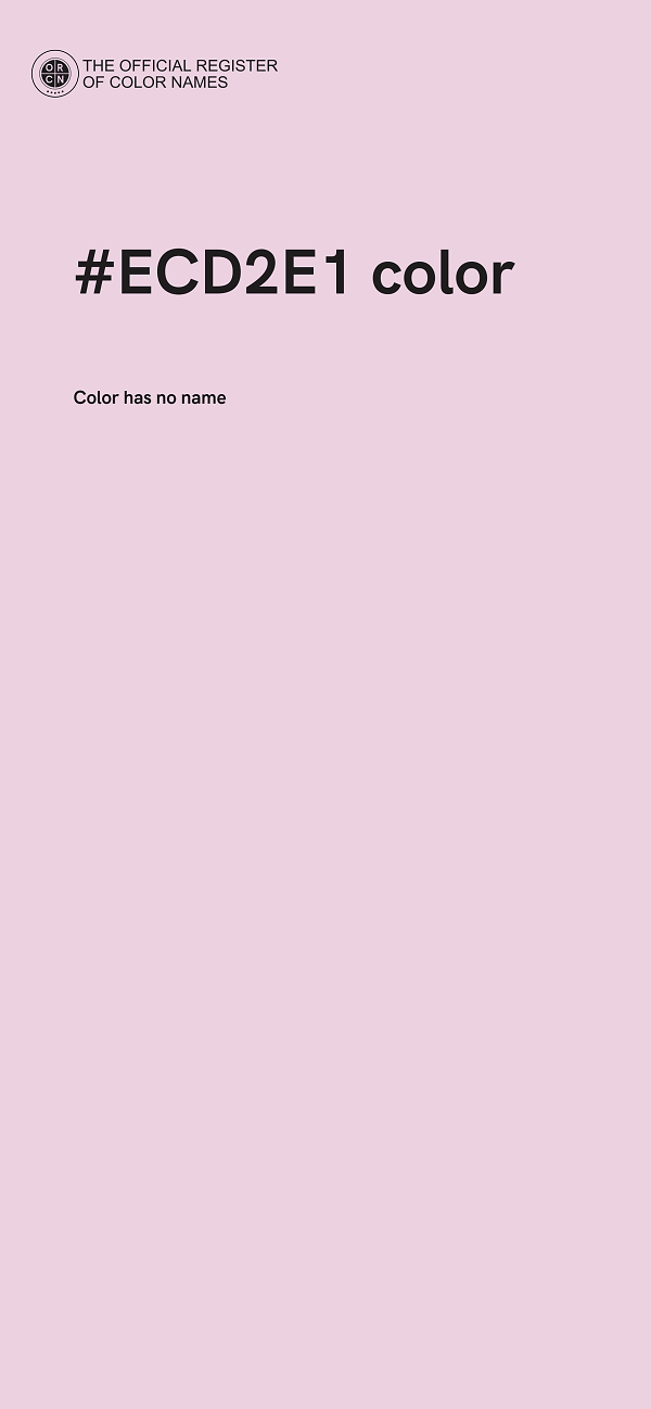 #ECD2E1 color image