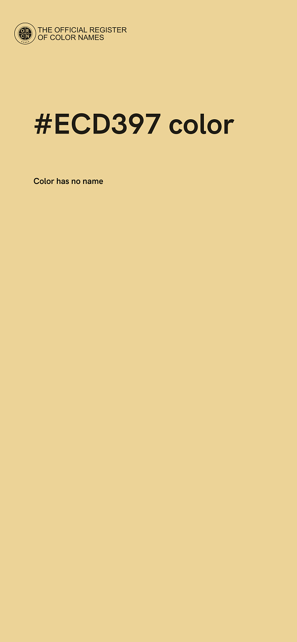 #ECD397 color image