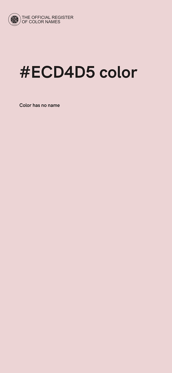 #ECD4D5 color image