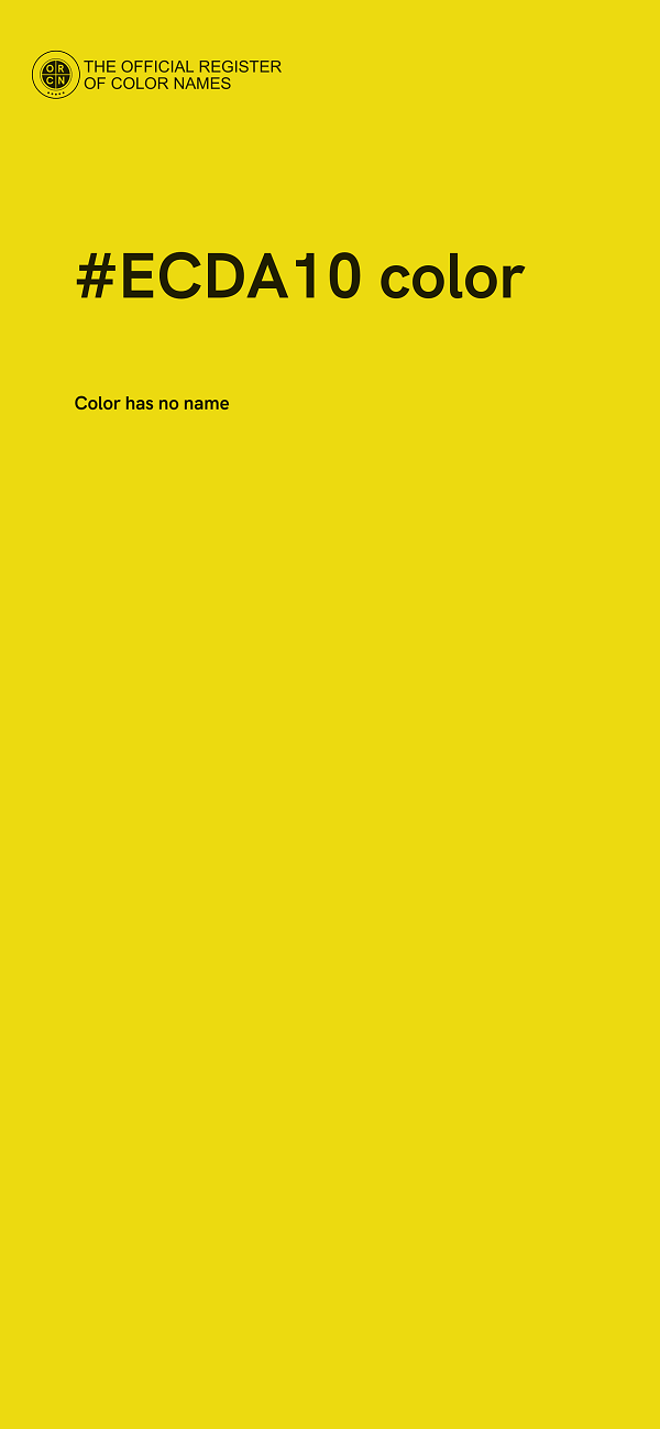 #ECDA10 color image