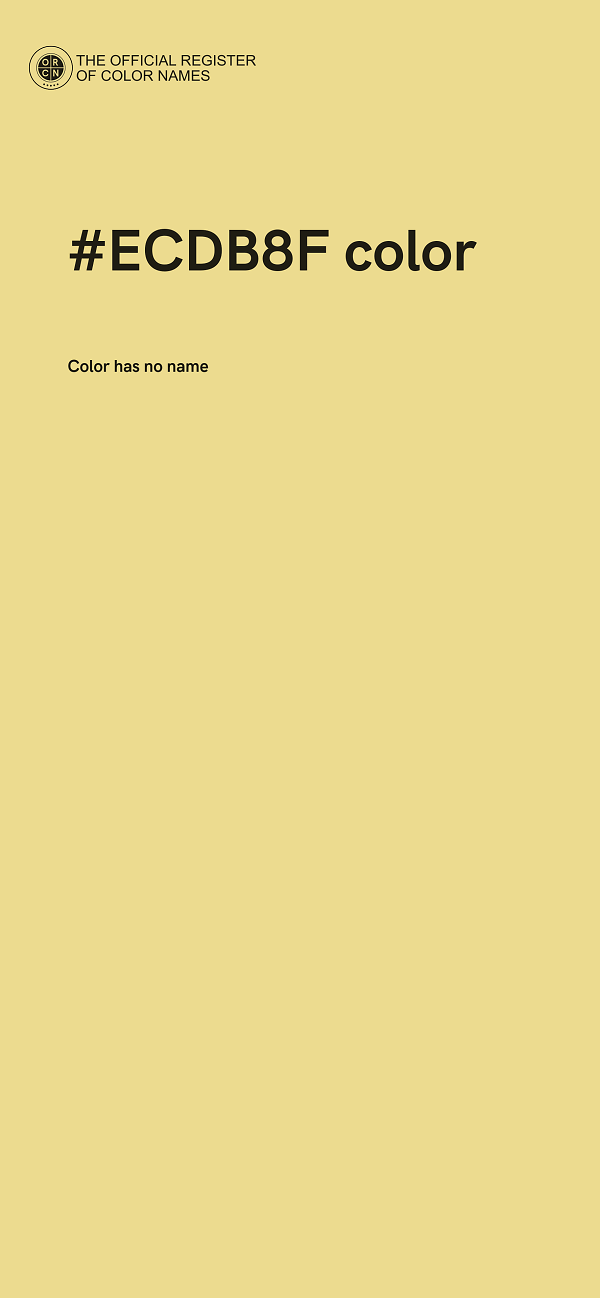 #ECDB8F color image