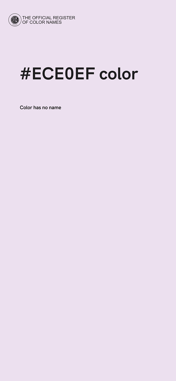 #ECE0EF color image
