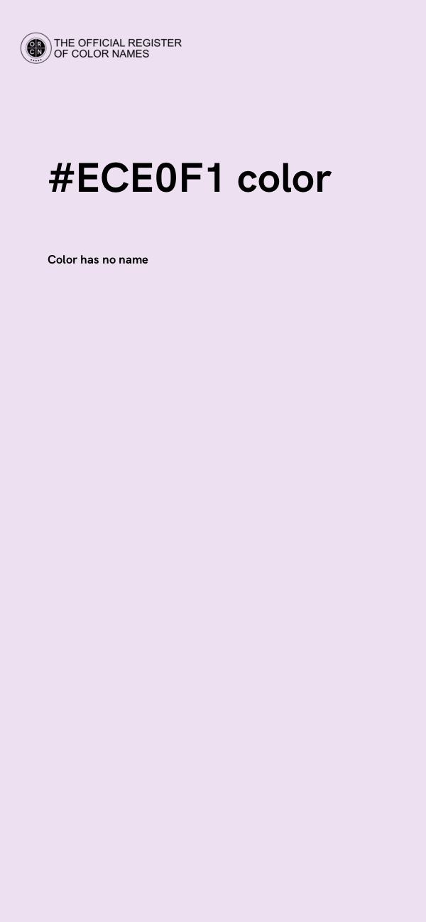 #ECE0F1 color image