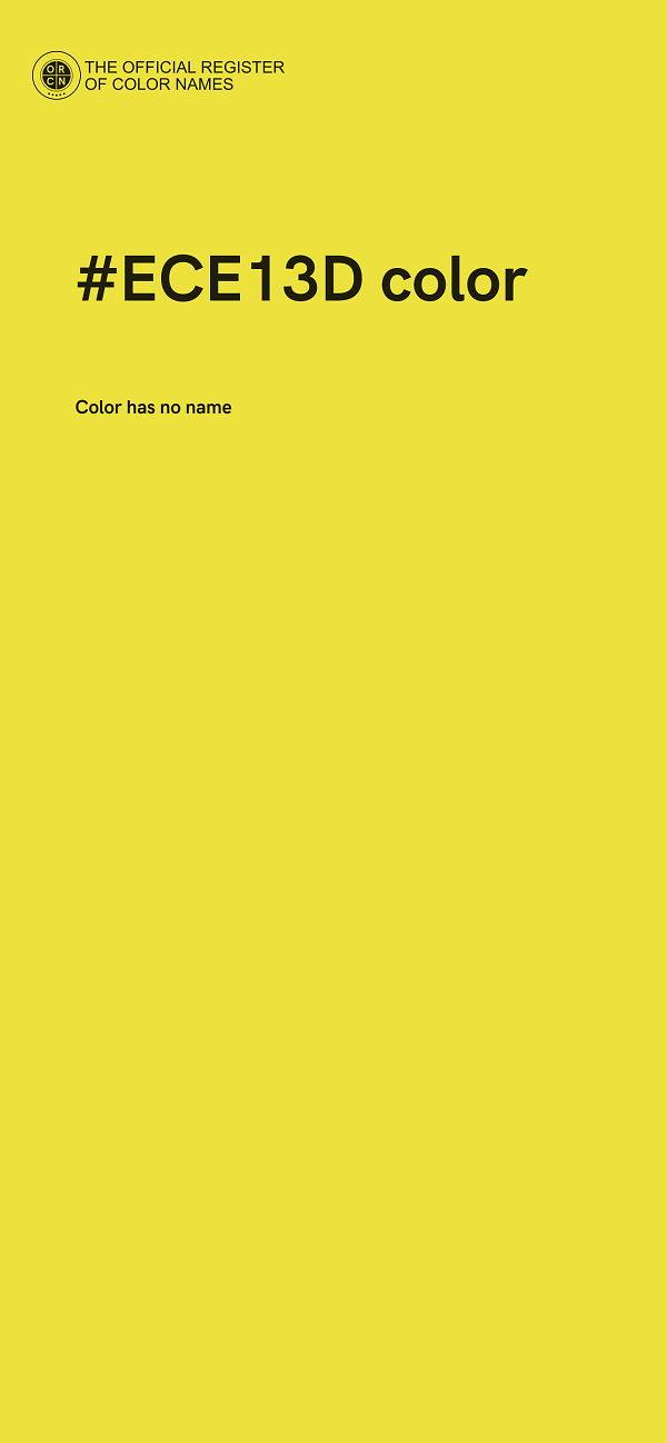 #ECE13D color image