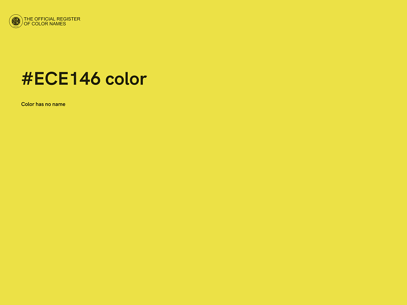 #ECE146 color image