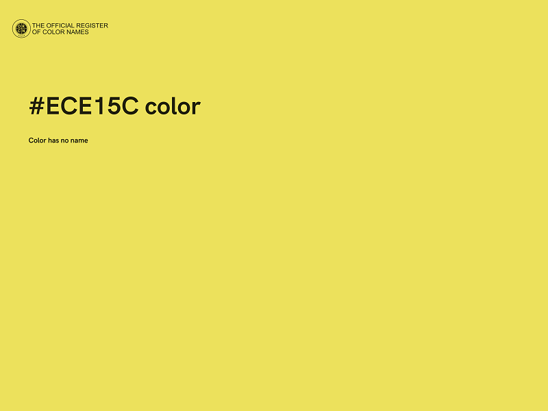 #ECE15C color image