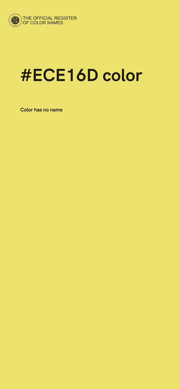 #ECE16D color image
