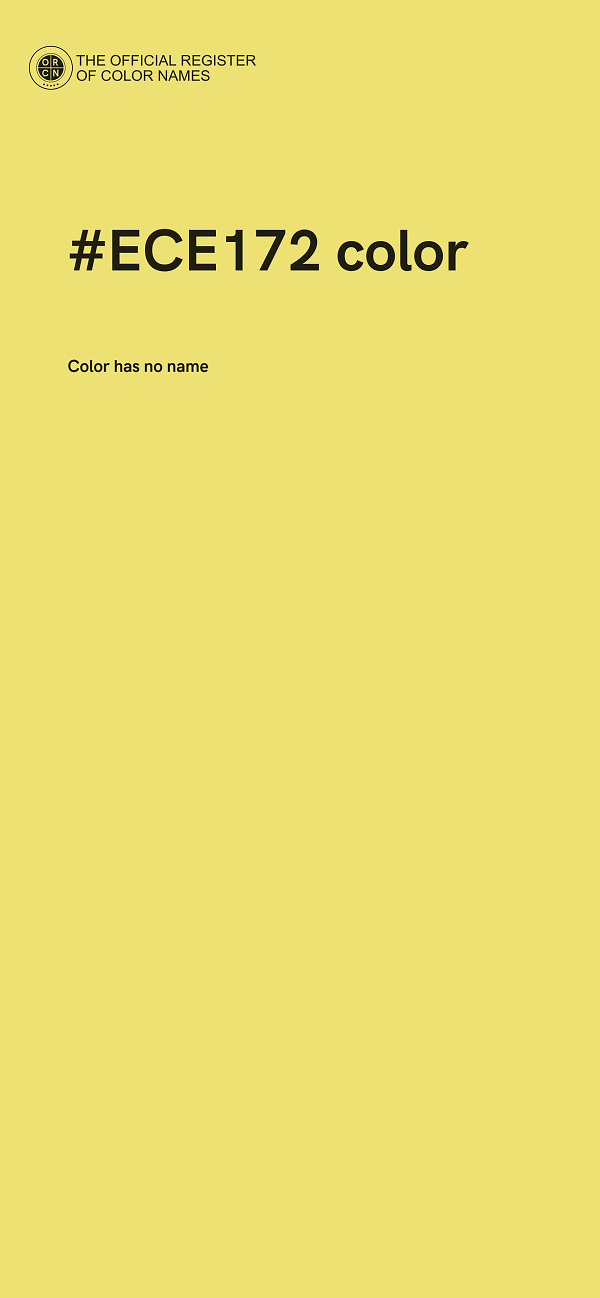 #ECE172 color image