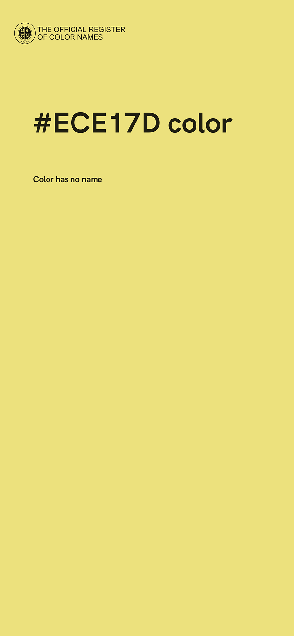 #ECE17D color image