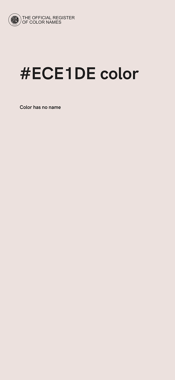 #ECE1DE color image