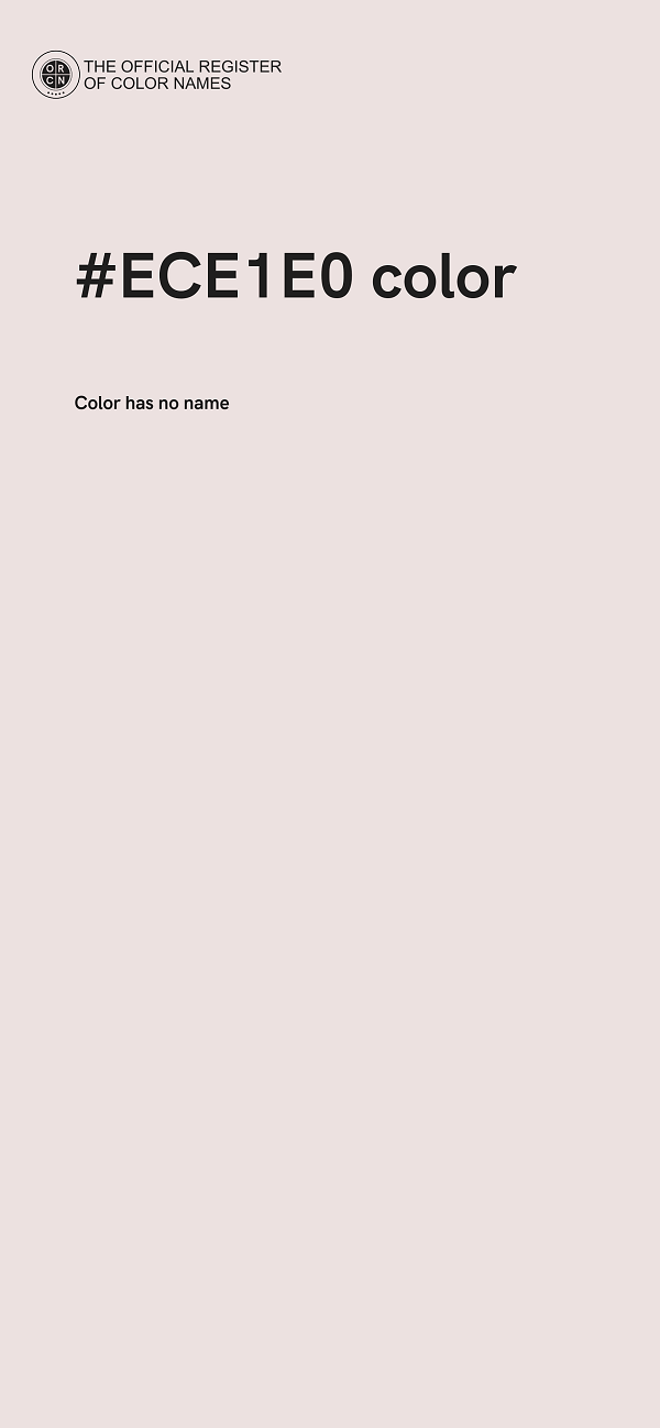 #ECE1E0 color image