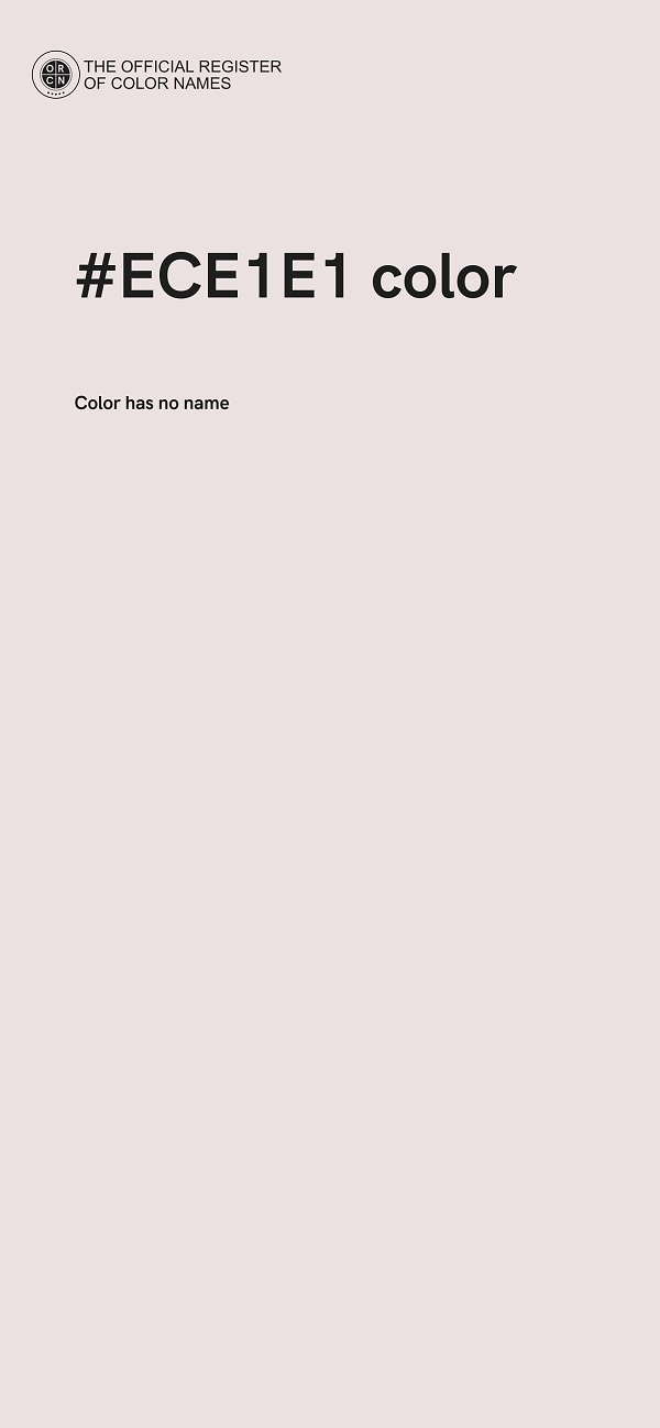 #ECE1E1 color image