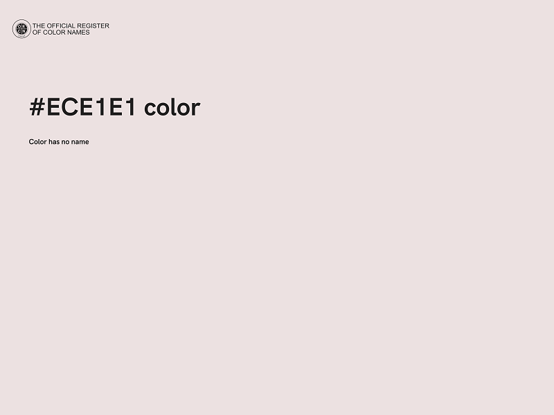 #ECE1E1 color image