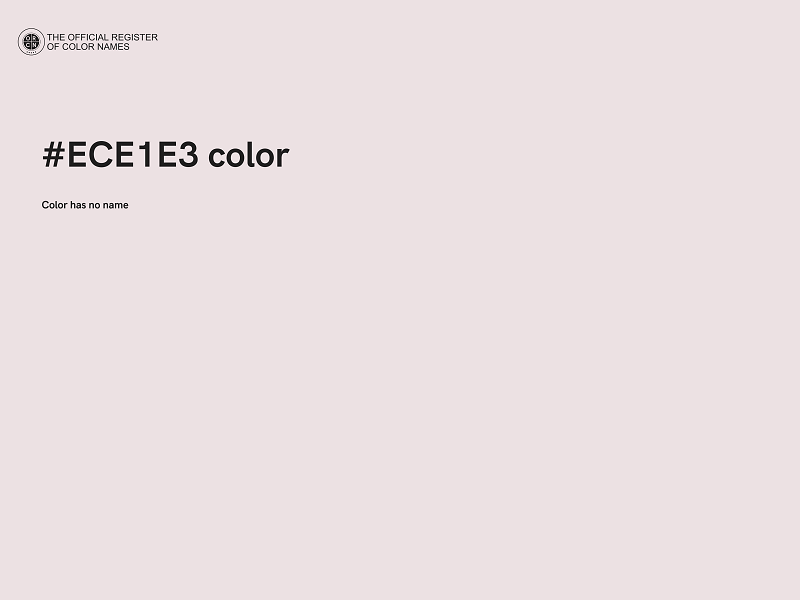 #ECE1E3 color image